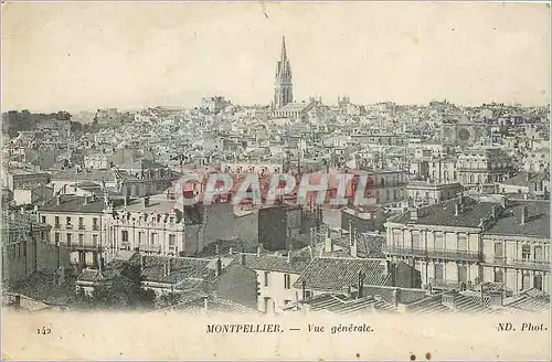 Cartes postales Montpellier Vue generale