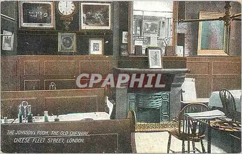 Cartes postales The Johnson Room The Old Cheshire Cheese Fleet Street London