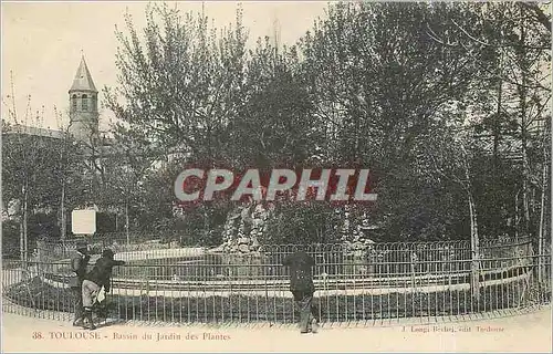 Cartes postales Toulouse Bassin du Jardin des Plantes