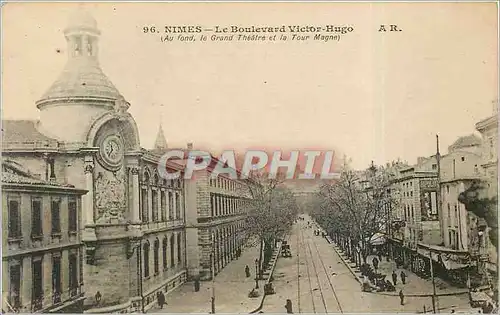 Cartes postales Nimes Le Boulevard Victor Hugo
