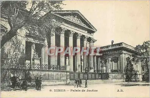 Cartes postales Nimes Palais de Justice
