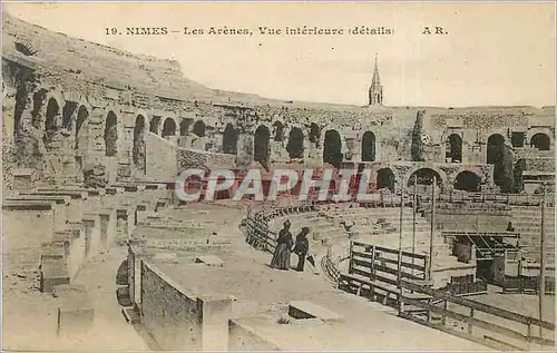 Cartes postales Nimes Les Arenes Vue Interieure