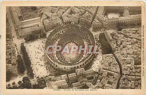 Cartes postales Nimes Course de Taureaux aux Arenes Corrida