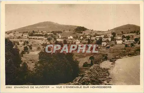 Ansichtskarte AK Environs de Munster Vue d'Ensemble sur Hohrodberg