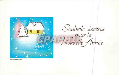 Cartes postales Souhaits sinceres pour la Nouvelle Annee