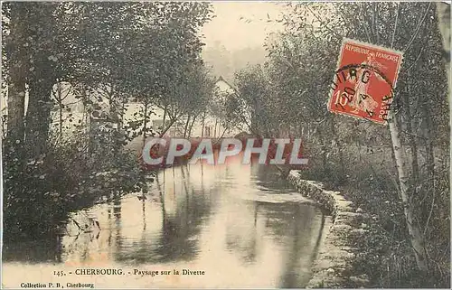 Cartes postales Cherbourg Paysage sur la Divette