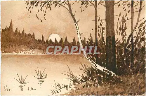 Cartes postales Paysage (dessin a la main)