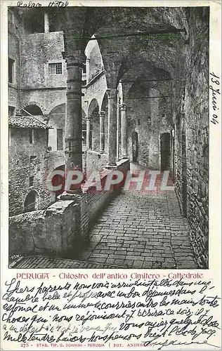 Cartes postales Perugia Chiostro dell'antico Cimitero Cattedrale