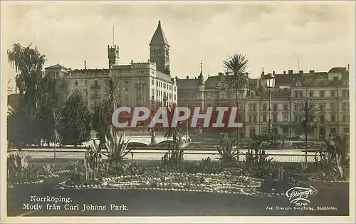 Cartes postales Norrkupin Motiv fran Carl Johans Park