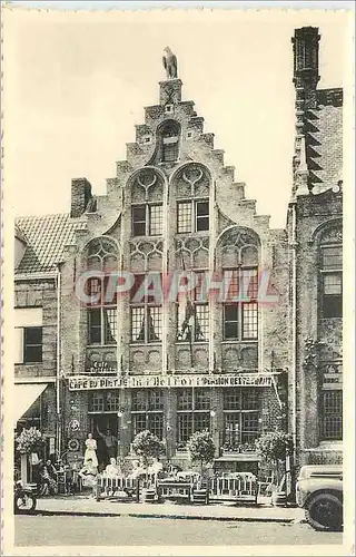 Ansichtskarte AK Hotel Restaurant Au Beffroi