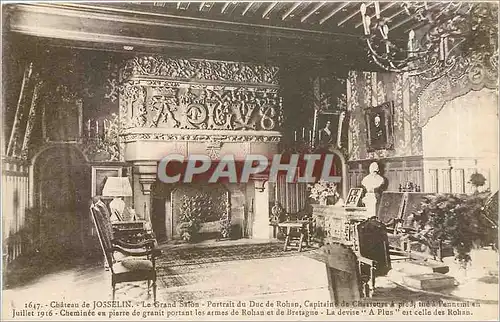 Cartes postales Chateau de Josselin Le Grand Salon