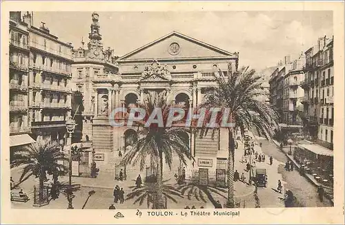 Ansichtskarte AK Toulon Le Theatre Municipal