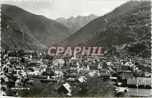 Cartes postales moderne Luchon Hte Garonne Vue generale au fond le Port de Venasque