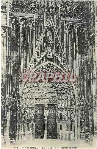 Cartes postales Strasbourg La Cathedrale Portail principal