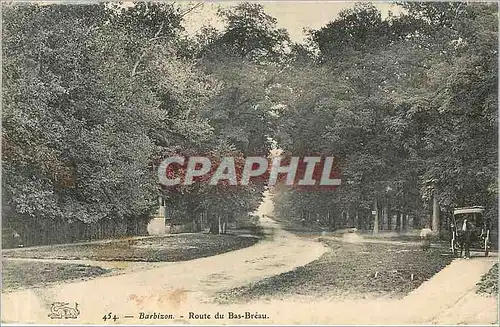 Cartes postales Barbizon Route du Bas Breau