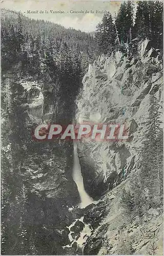 Cartes postales Massif de la Vanoise Cascade de la Fraiche