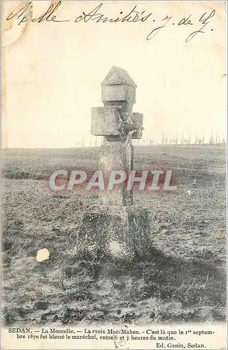 Cartes postales Sedan La Moncelle La croix Mac Mahon