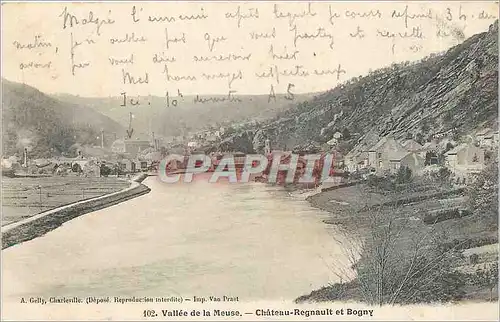 Cartes postales Vallee de la Meuse Chateau Regnault et Bogny