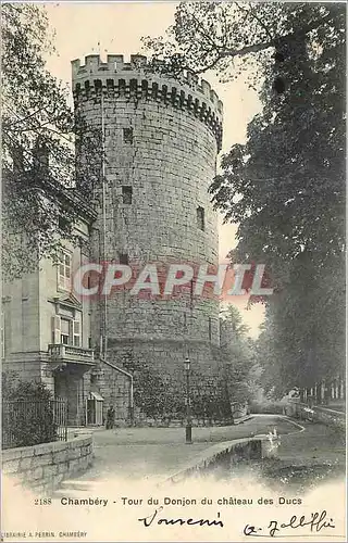 Ansichtskarte AK Chambery Tour du Donjon du Chateau des Ducs