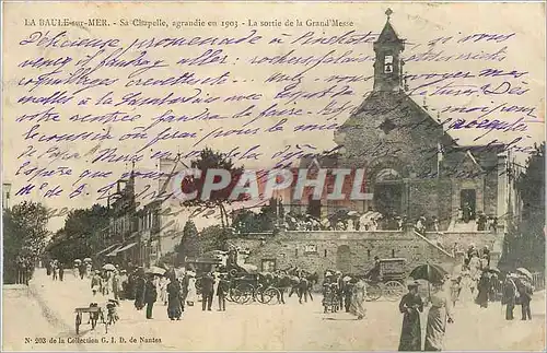 Cartes postales La Baule sur Mer Sa Chapelle La sortie de la Grand Messe