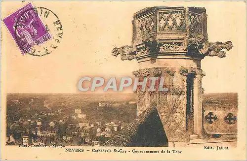 Cartes postales Nevers Cathedrale St Cyr Couronnement de la Tour
