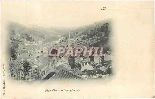 Cartes postales Plombieres Vue generale