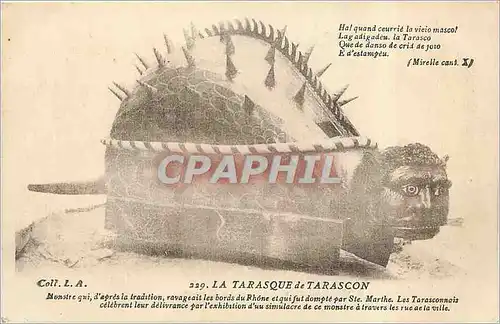 Cartes postales La Tarasque de Tarascon