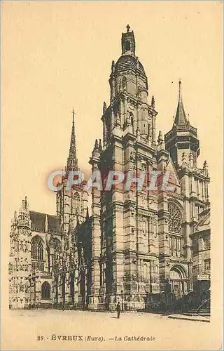 Cartes postales Evreux Rure La Cathedrale