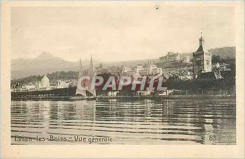 Cartes postales Evian les Bains Vue generale