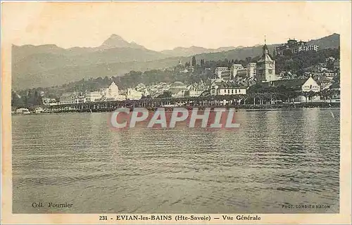 Ansichtskarte AK Evian les Bains Hte Savoie Vue Generale