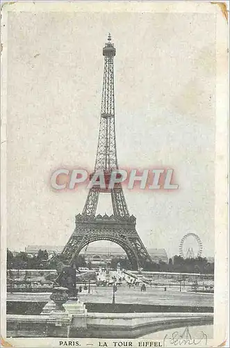 Cartes postales Paris La Tour Eiffel