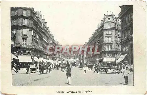 Cartes postales Paris Avenue de l'Opera