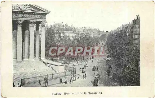 Cartes postales Paris Boulevard de la Madeleine