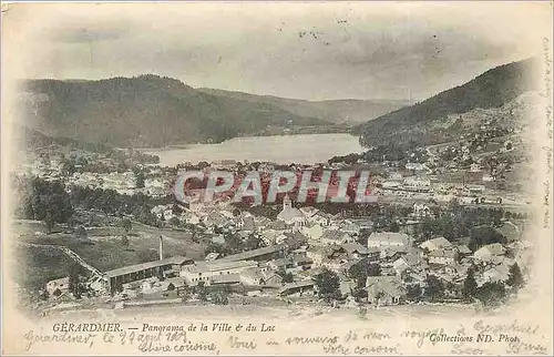 Ansichtskarte AK Gerardmer Panorama de la Ville du Lac