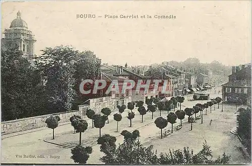 Cartes postales Bourg Place Carriat et la Comedie