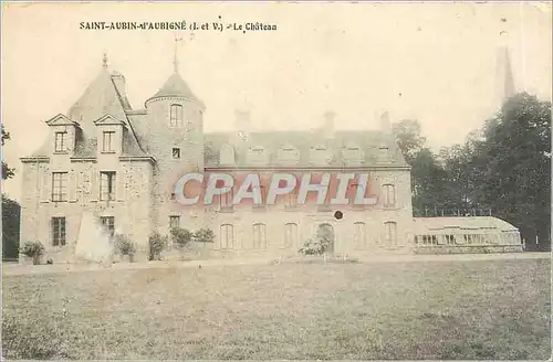 Ansichtskarte AK Saint Aubin d'Aubigne L et V Le Chateau