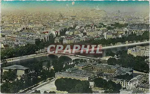 Cartes postales moderne Panorama sur Paris  vue prise de la Tour Eiffel