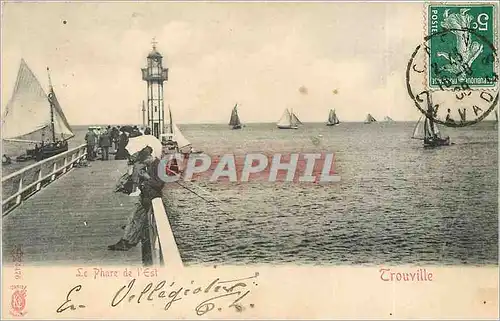 Cartes postales Le Phare de l'Est Trouville Bateaux