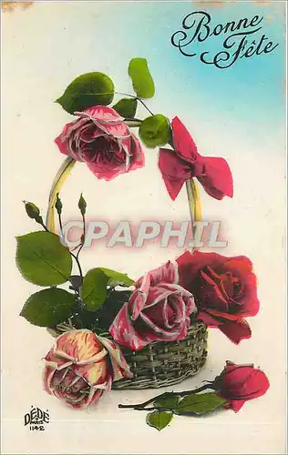 Cartes postales Bonne Fete Fleurs