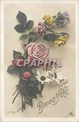 Cartes postales Bonne Fete Fleurs