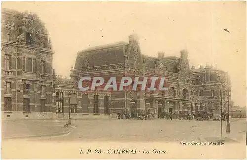 Cartes postales Cambrai La Gare