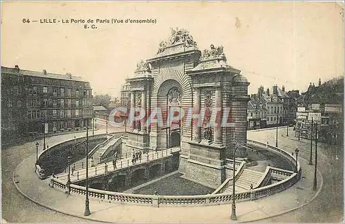 Cartes postales Lille La Porte de Paris Vue d'Ensemble