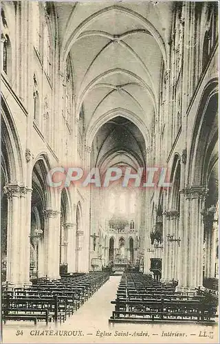 Cartes postales Chateauroux Eglise Saint Andre Interieur
