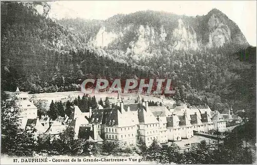 Cartes postales Dauphine Couvent de la Grande Chartreuse Vue generale