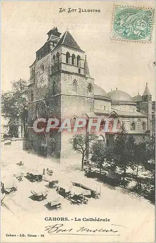 Ansichtskarte AK Le Lot Illustre Cahors La Cathedrale