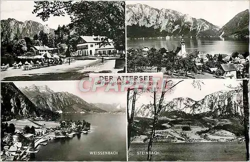 Moderne Karte Der Attersee die Perle Salz kammerguts