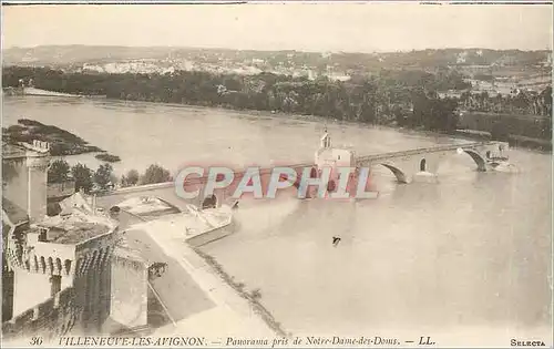 Cartes postales moderne Villeneuve les Avignon Panorama pris de Notre Dame des Doms