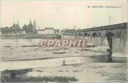 Cartes postales Moulins Pont Regemorte