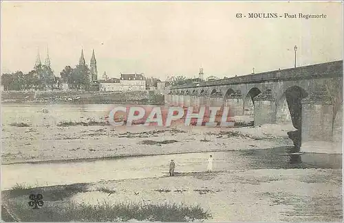 Ansichtskarte AK Moulins Pont Regemorte