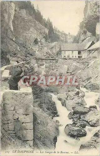 Ansichtskarte AK Le Dauphine Les Gorges de la Bourne